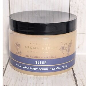 Bath‎ Body Works Aromatherapy Sleep Shea Sugar Body Scrub Chamomile Bergamot NEW